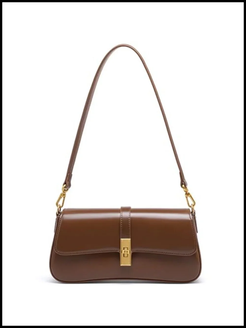 Genuine Leather Hobo Shoulder Bag Evening Bag Clutch Underarm Bag